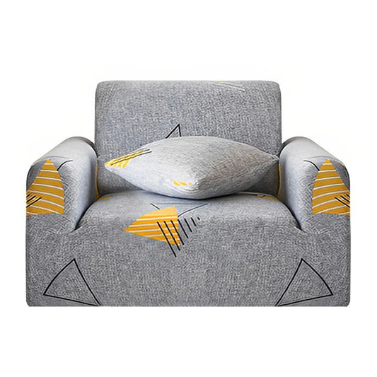 SOGA 1 - Seater Geometric Print Sofa Cover Couch Protector High Stretch Lounge Slipcover Home Decor - UrbanNest Co