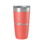 Lake Carlinville Map Tumbler Travel Mug Insulated Laser Engraved Coffee Cup Illinois 20 oz - UrbanNest Co