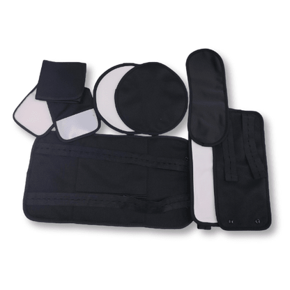 8 Piece Organic Cotton Castor Oil Wraps Pack - UrbanNest Co