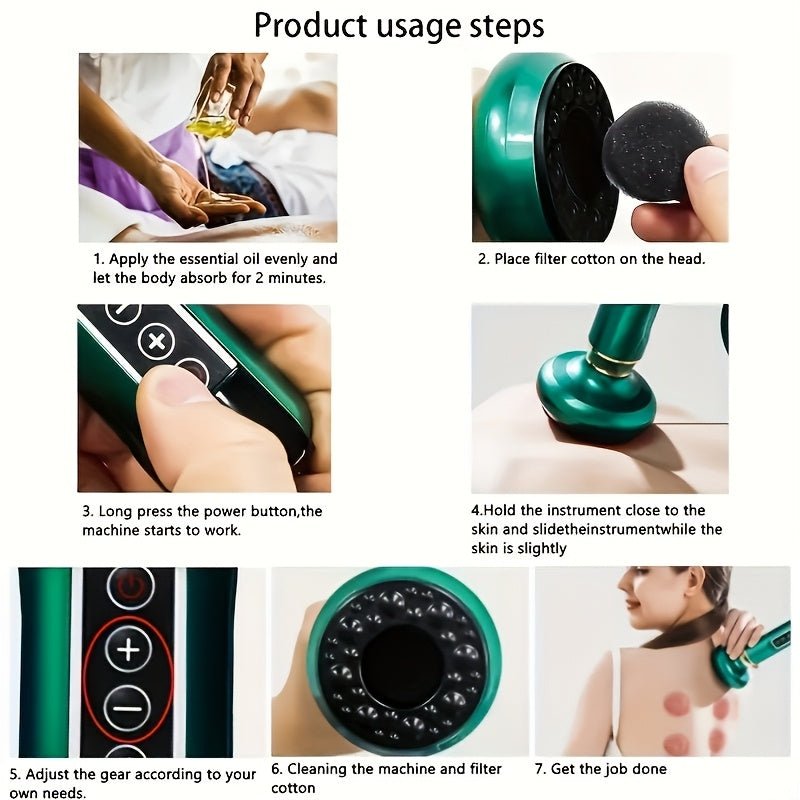 NNETM USB Rechargeable Gua Sha 6 - Speed Massage Tool - UrbanNest Co