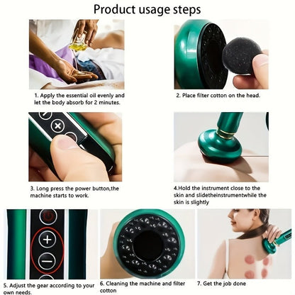 NNETM USB Rechargeable Gua Sha 6 - Speed Massage Tool - UrbanNest Co