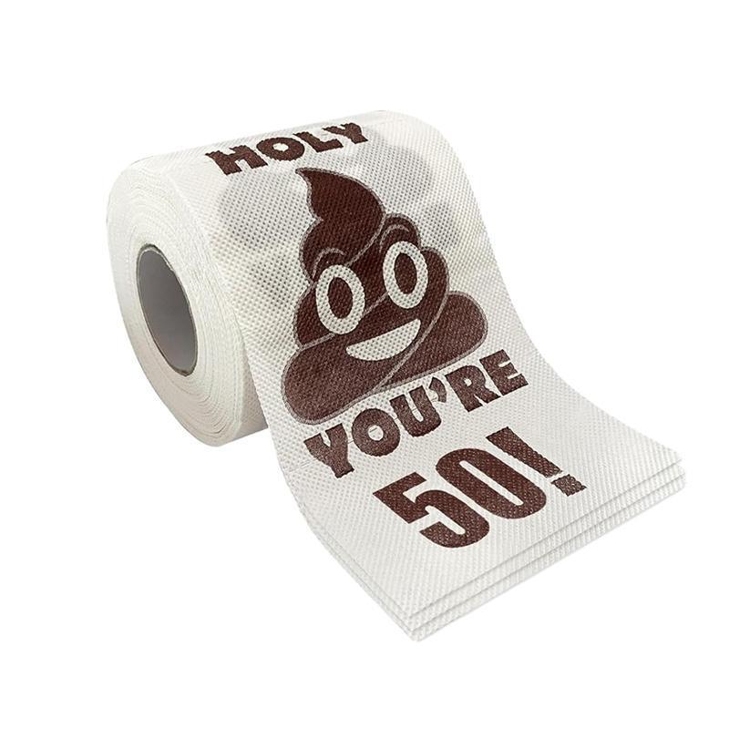 Prank Gag Printed Poop Funny Toilet Paper Roll Novelty Gag Gift for Pranks - UrbanNest Co
