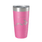 Lake James Map Tumbler Travel Mug Insulated Laser Engraved Coffee Cup North Carolina 20 oz - UrbanNest Co