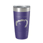 Carter Lake Map Tumbler Travel Mug Insulated Laser Engraved Coffee Cup Iowa Omaha Nebraska 20 oz - UrbanNest Co