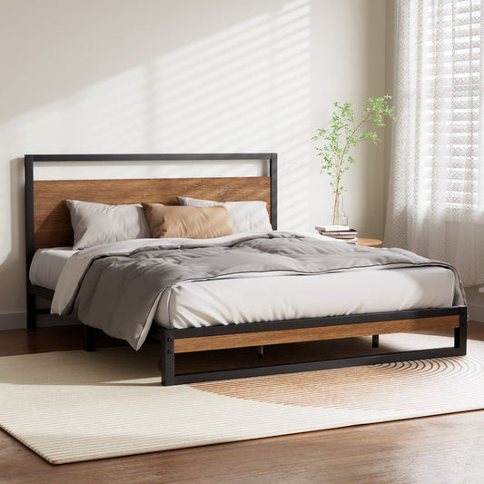 Artiss Bed Frame Queen Size Metal Bed Frame DANE - UrbanNest Co