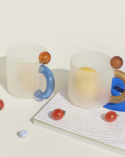 Candy Mug - Handblown Whimsical Dopamine Coffee Tea Cup - UrbanNest Co