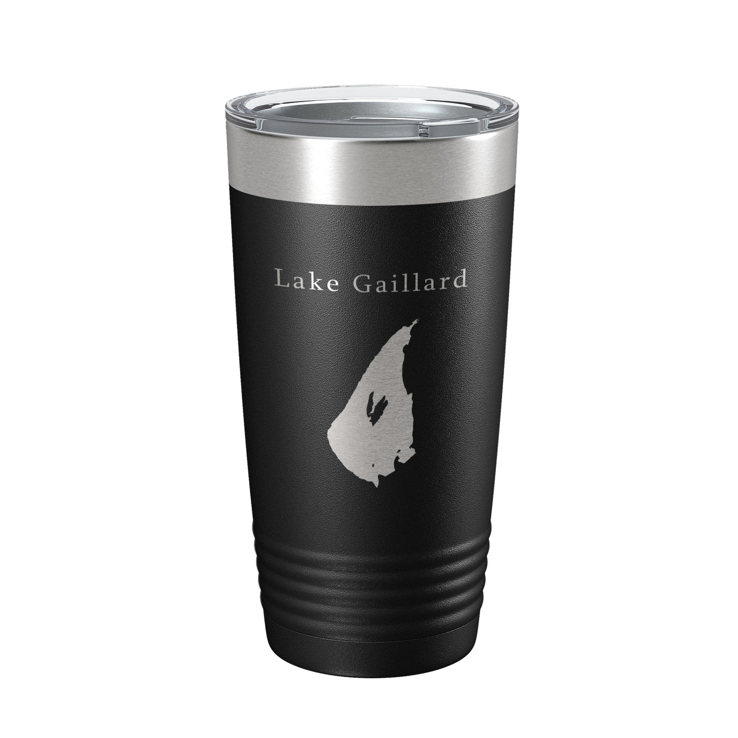 Lake Gaillard Map Tumbler Travel Mug Insulated Laser Engraved Coffee Cup Connecticut 20 oz - UrbanNest Co