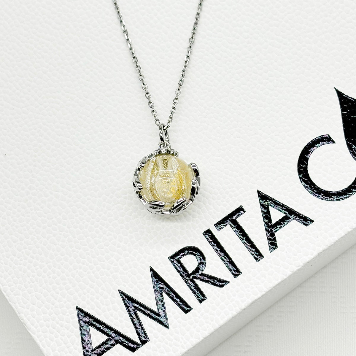Planet Murano Aroma Necklace - Stardust Crystal | Energy & Healing | Diffuse on the go | Gift For Her - UrbanNest Co