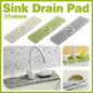 Faucet Draining Pad Narrow Sink Splash Guard Mat for Washbasin Water Catcher - Grey - UrbanNest Co