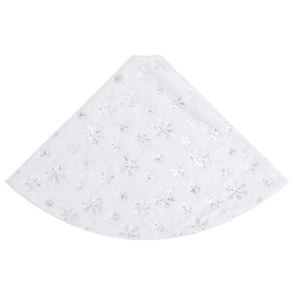 NNEVL Luxury Christmas Tree Skirt White 150 cm Faux Fur - UrbanNest Co