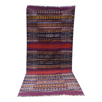 Baluch Soumak Stiletto Vintage Rug - UrbanNest Co
