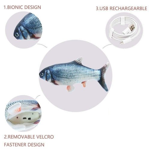 Electric Flipping Fish Toy for Cats - UrbanNest Co