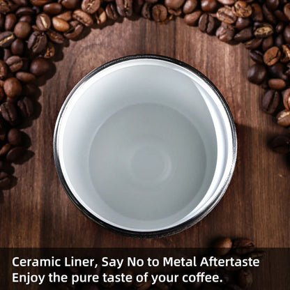 280ml Double Wall Ceramic Lined Travel Mug Car - UrbanNest Co