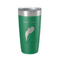 Swan Lake Map Tumbler Travel Mug Insulated Laser Engraved Coffee Cup Maine 20 oz - UrbanNest Co
