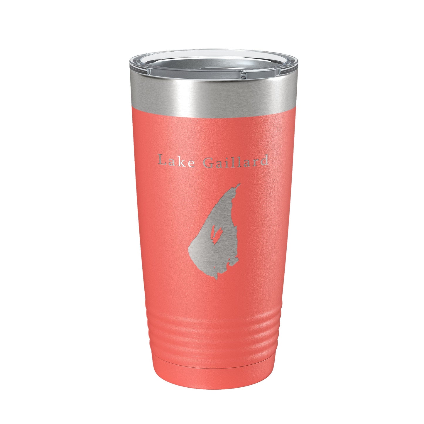 Lake Gaillard Map Tumbler Travel Mug Insulated Laser Engraved Coffee Cup Connecticut 20 oz - UrbanNest Co
