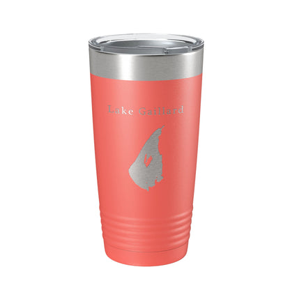 Lake Gaillard Map Tumbler Travel Mug Insulated Laser Engraved Coffee Cup Connecticut 20 oz - UrbanNest Co
