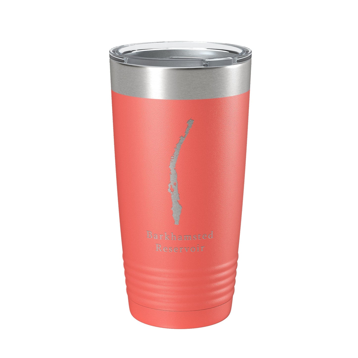 Barkhamsted Reservoir Tumbler Lake Map Travel Mug Insulated Laser Engraved Coffee Cup Connecticut 20 oz - UrbanNest Co