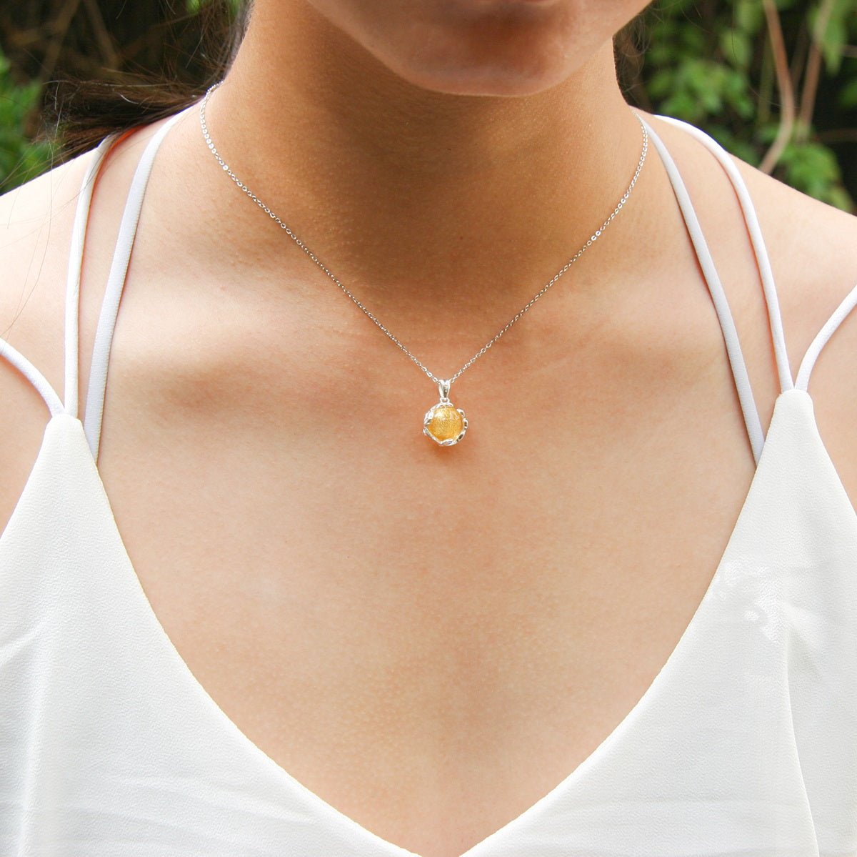 Planet Murano Aroma Necklace - Jovian Gold | Energy & Healing | Diffuse on the go | Gift For her - UrbanNest Co