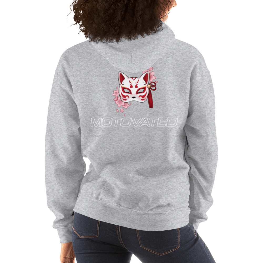 Cherry Blossom Fox Hoodie - UrbanNest Co