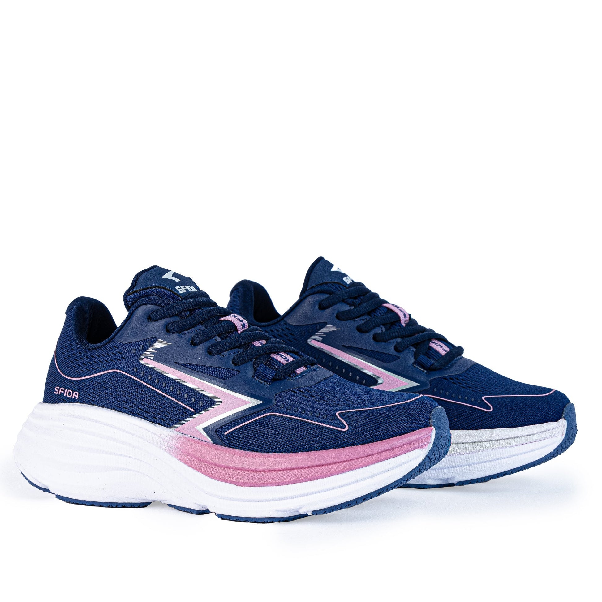 Cruze Women's Runners - Navy/Pink - UrbanNest Co