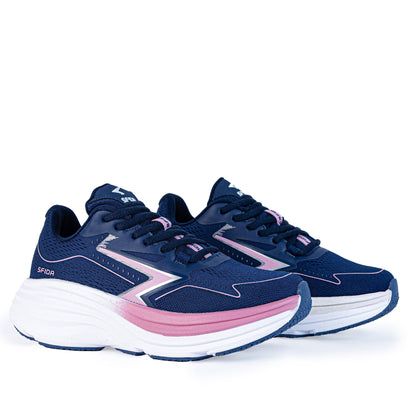 Cruze Women's Runners - Navy/Pink - UrbanNest Co