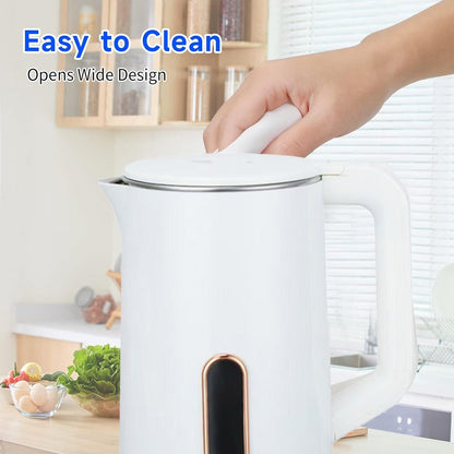1.8L Capacity 304 Stainless Steel Electric Kettle Grade Food Safe Durable - UrbanNest Co