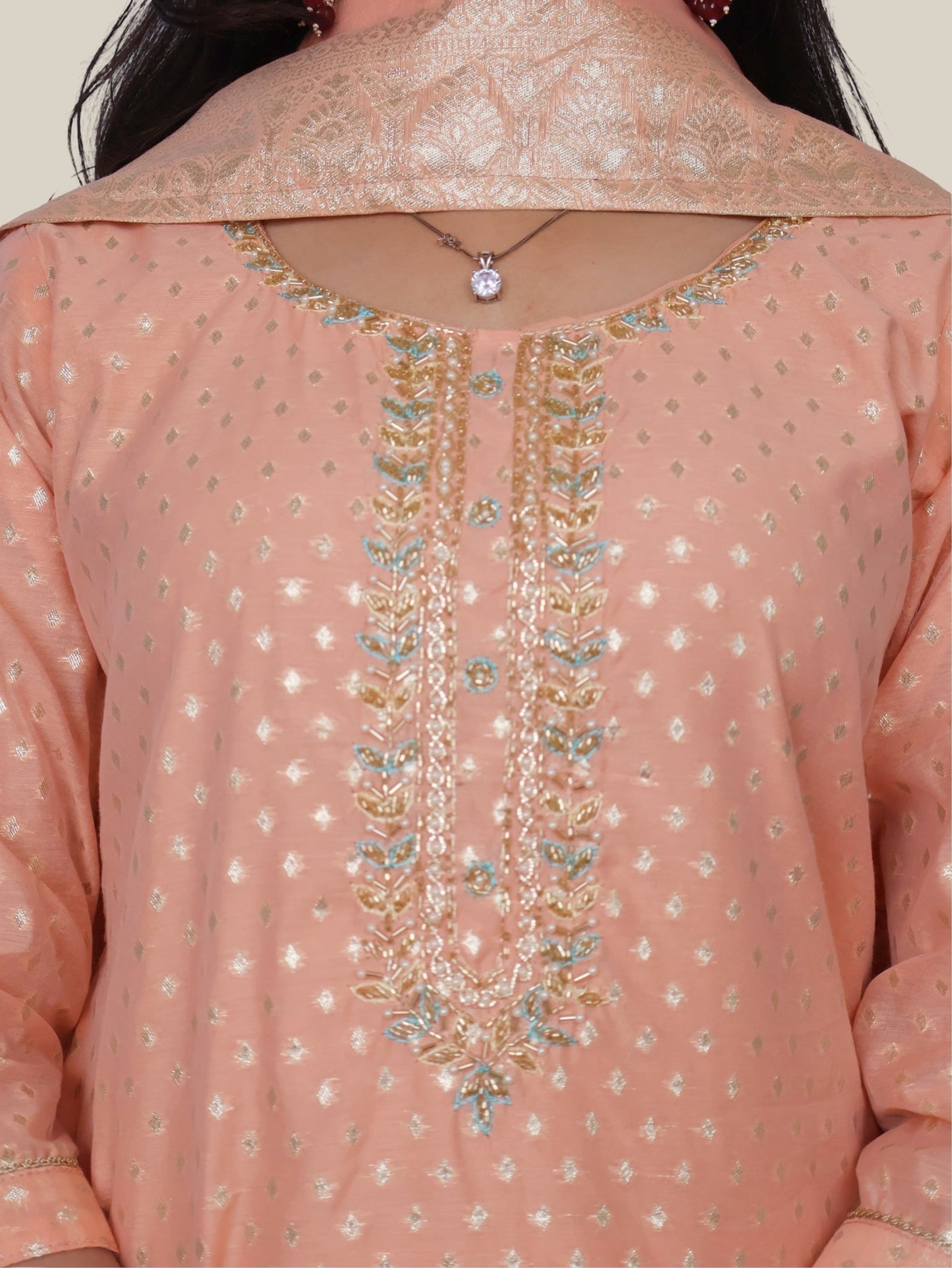 Woman's Straight Suit Set with Dupatta - UrbanNest Co
