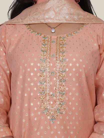 Woman's Straight Suit Set with Dupatta - UrbanNest Co