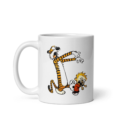 Calvin and Hobbes Playing Zombies Mug - UrbanNest Co