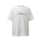 Simple letter hot stamping short sleeved shirt - UrbanNest Co