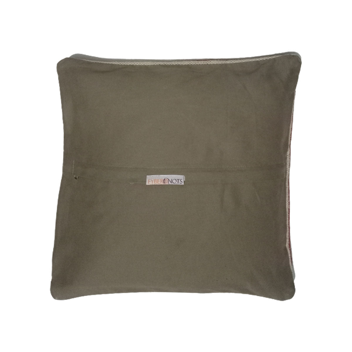 Embroidered Woolen Pine Cone Cushion Cover - UrbanNest Co