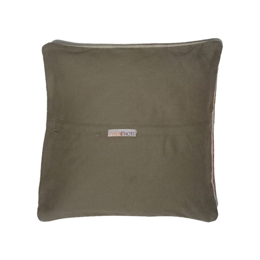 Embroidered Woolen Pine Cone Cushion Cover - UrbanNest Co
