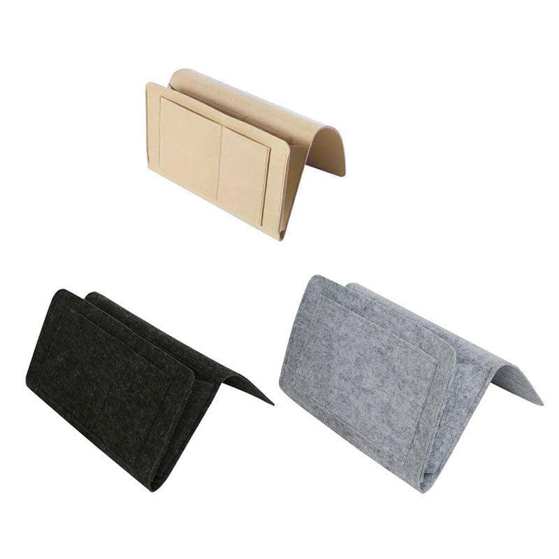 Bedside Storage Caddy Hanging Organizer Pocket Bag for Phone Remote Book